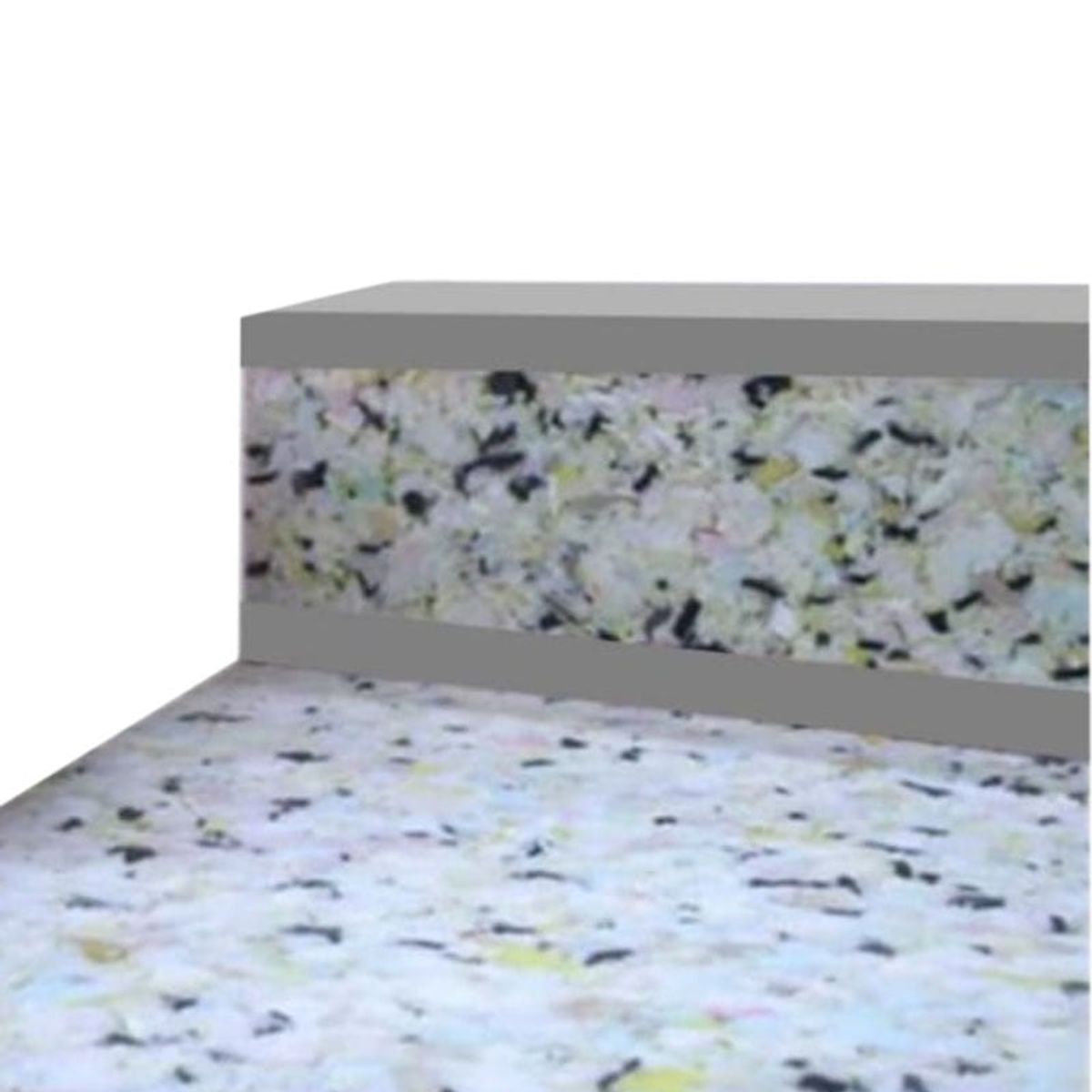 GENERICO - Colchón pillowtop alta resistencia forro jacquard 120x190cm