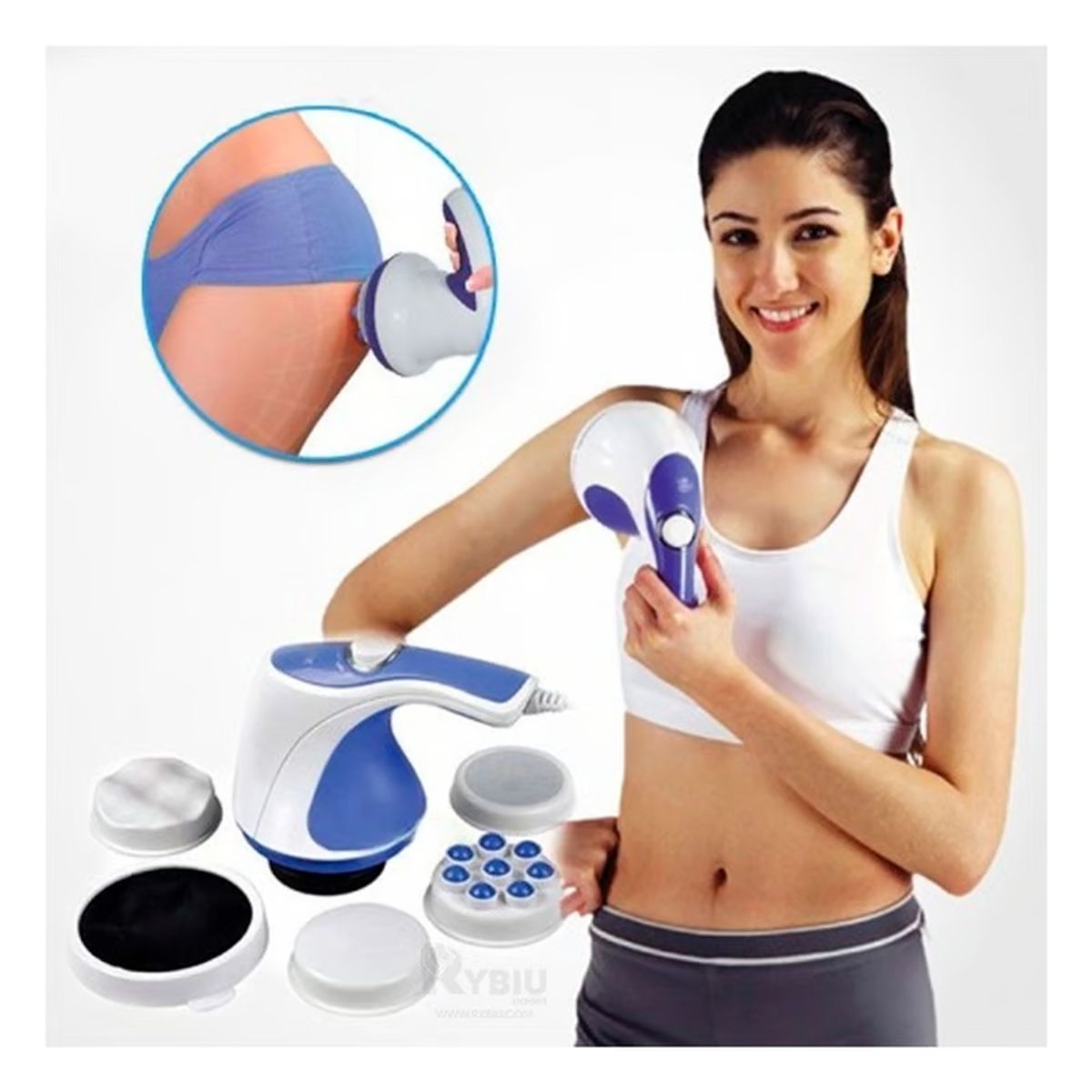 GENERICO - Masajeador Corporal Relax Tone & Spin Reductor Tonificador