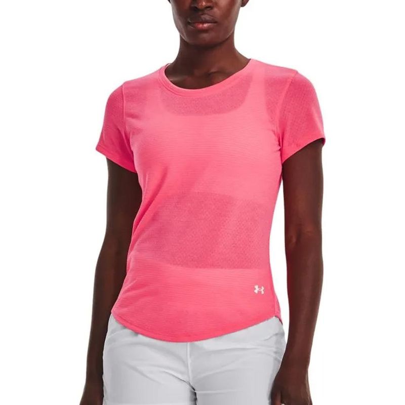 UNDER ARMOUR - Camiseta Under Armpur Streaker Mujer-Rosa