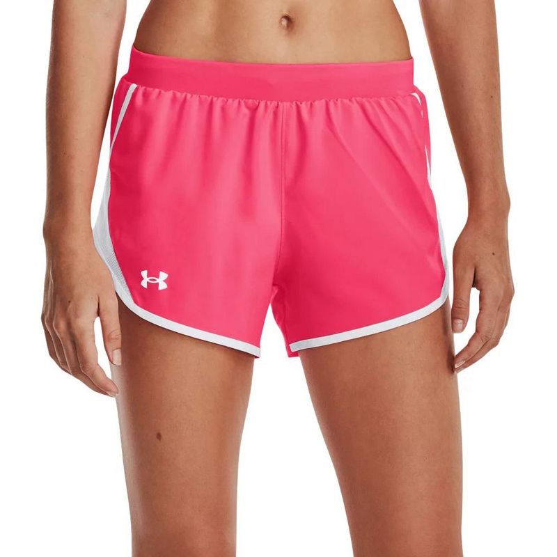 UNDER ARMOUR - Short Under Armour Fly By 2.0 Para Mujer-Rosa