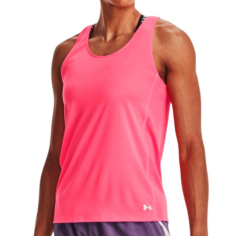 UNDER ARMOUR - Camiseta Esqueleto Under Armour Fly-By Mujer-Rosa