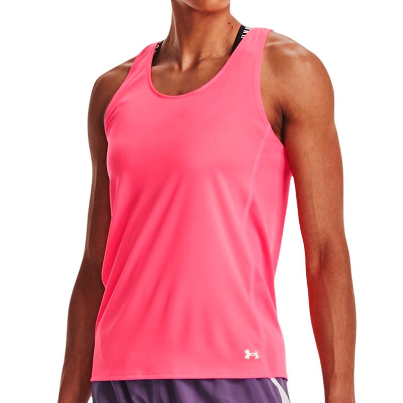 UNDER ARMOUR - Camiseta Esqueleto Under Armour Fly-By Mujer-Rosa