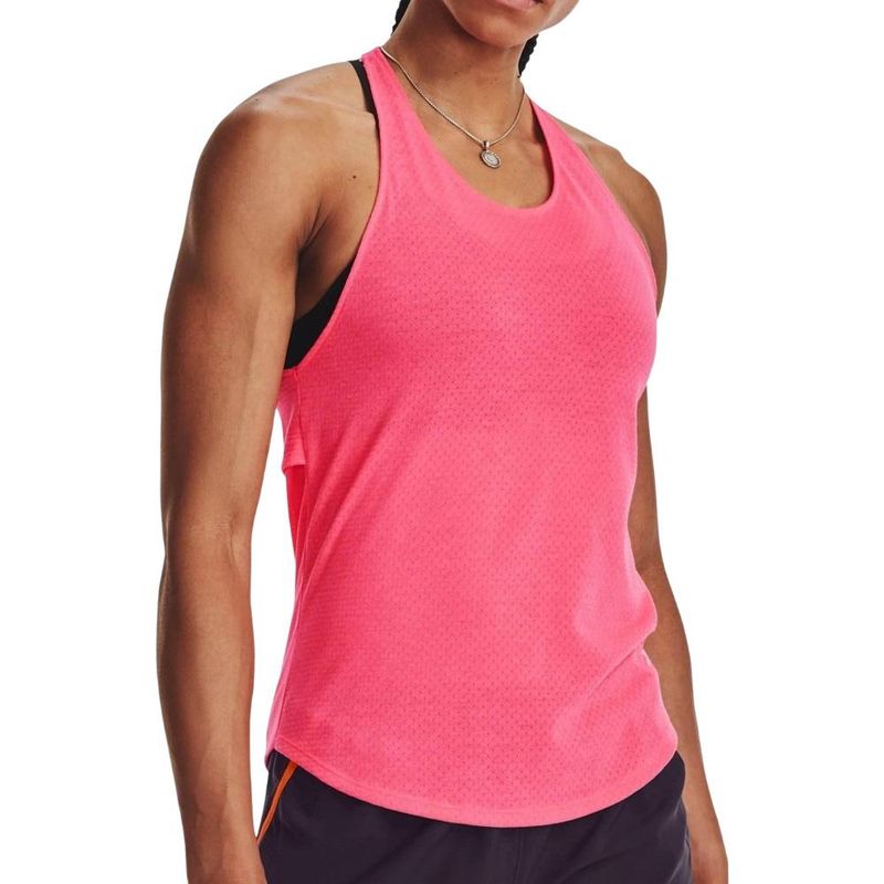 UNDER ARMOUR - Camiseta Esqueleto Under Armour Streaker Mujer-Rosa