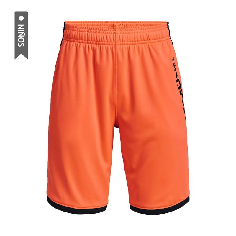 UNDER ARMOUR - Pantaloneta Under Armour Stunt 3.0 Niño-Naranja