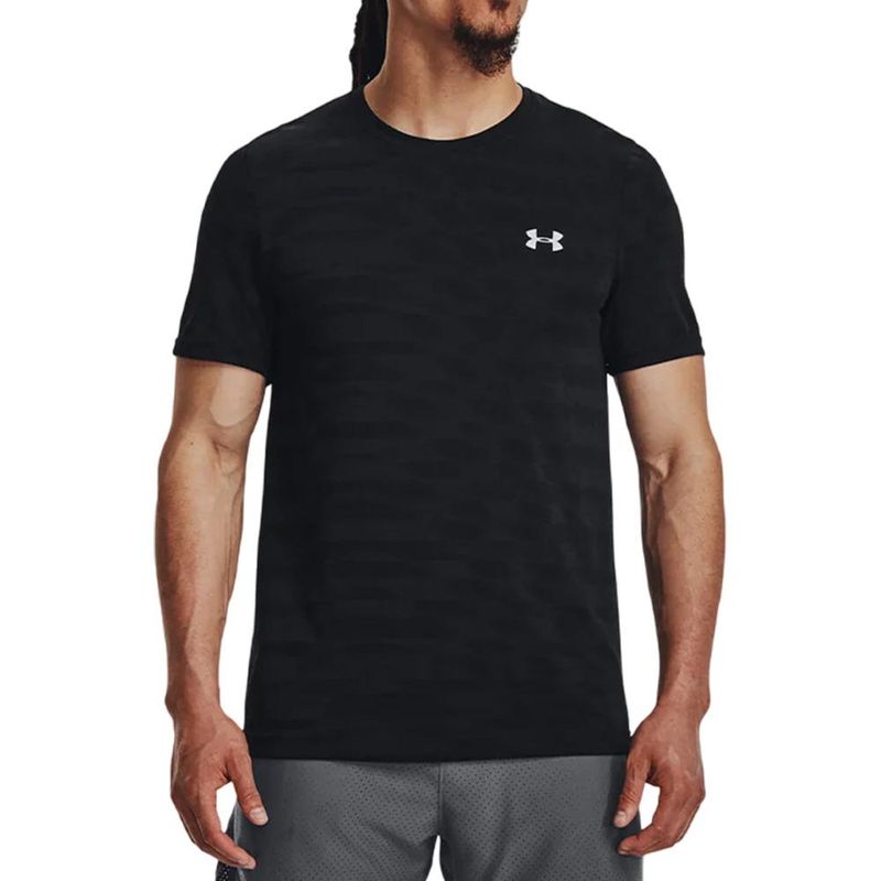 UNDER ARMOUR - Camiseta Under Armour Seamless Novelty-Negro