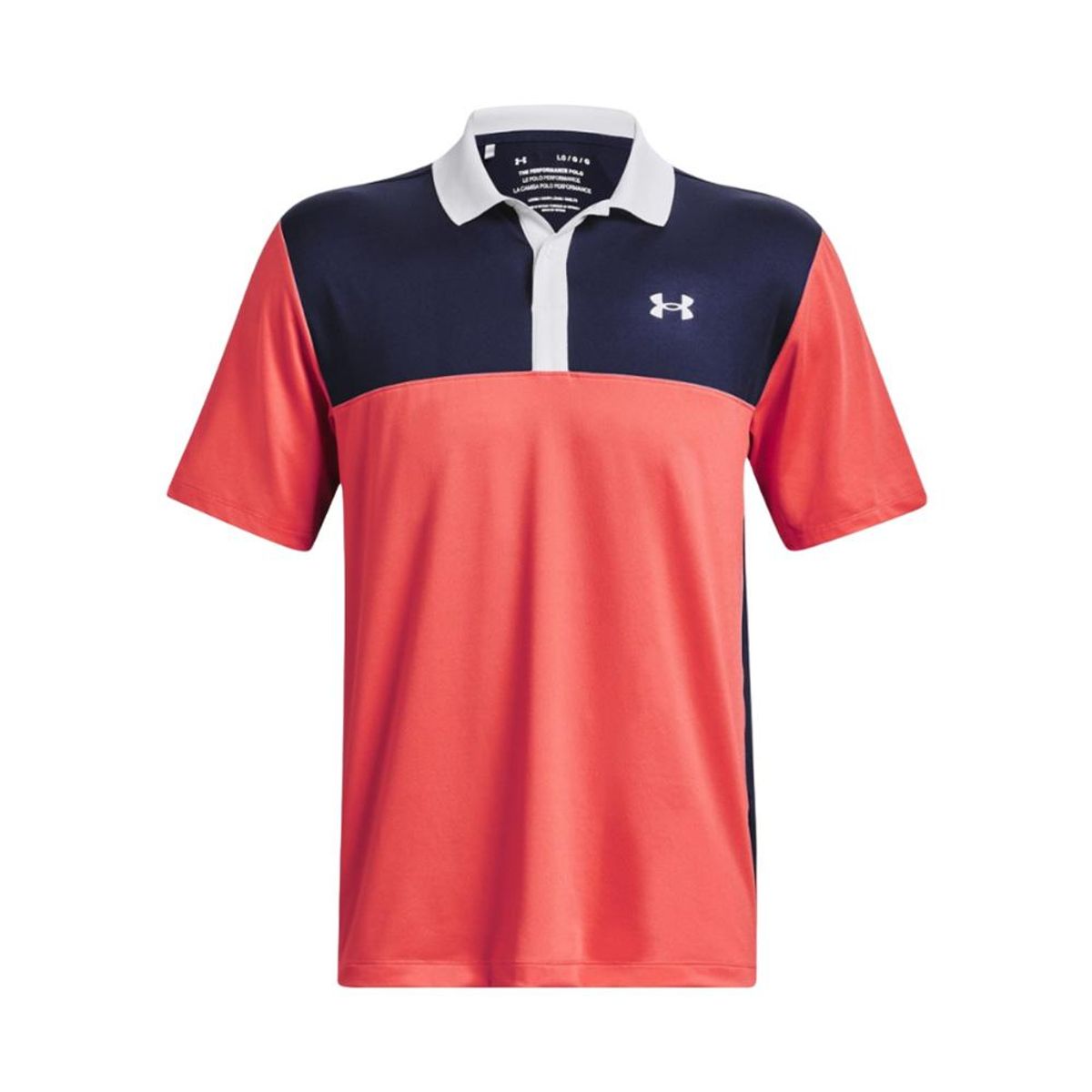 UNDER ARMOUR - Camiseta Polo Under Armour Performance 3.0-Rojo