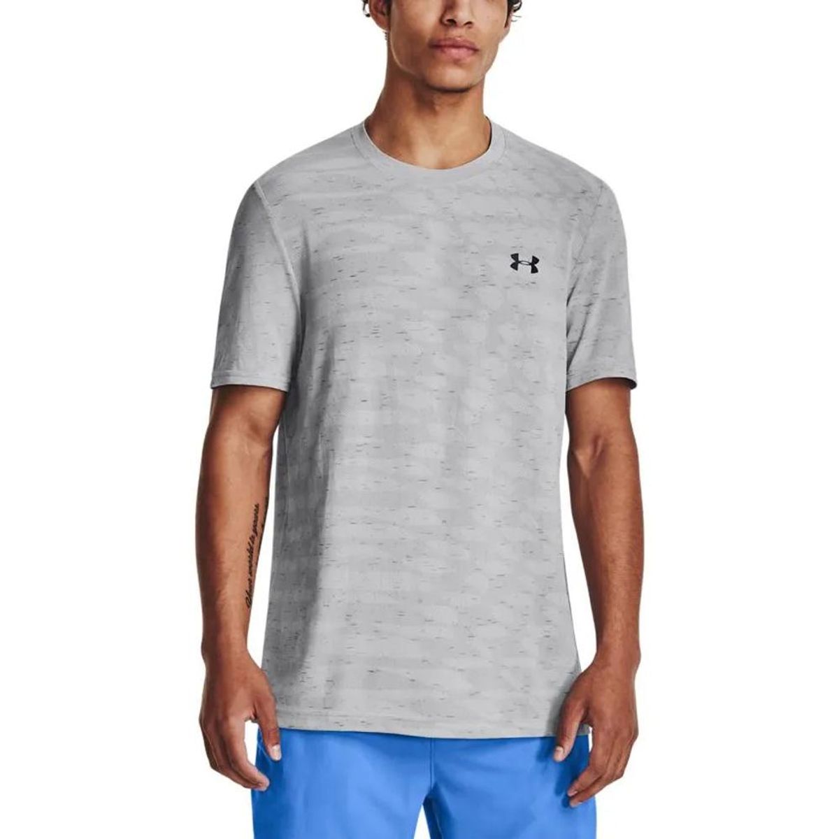 UNDER ARMOUR - Camiseta Under Armour Seamless Novelty-Gris