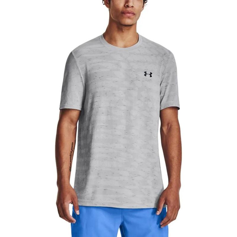 UNDER ARMOUR - Camiseta Under Armour Seamless Novelty-Gris