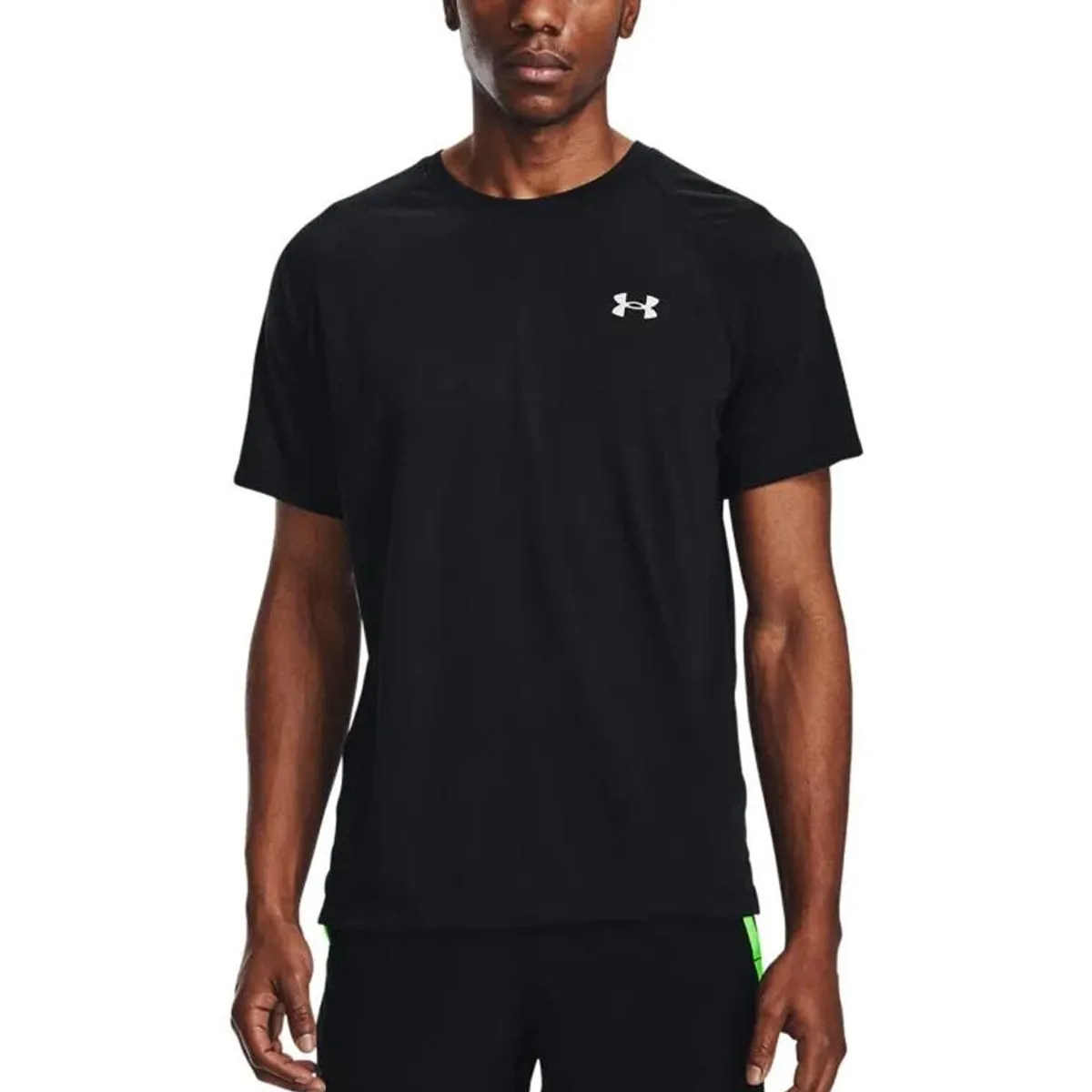 UNDER ARMOUR - Camiseta Under Armour Streaker-Negro