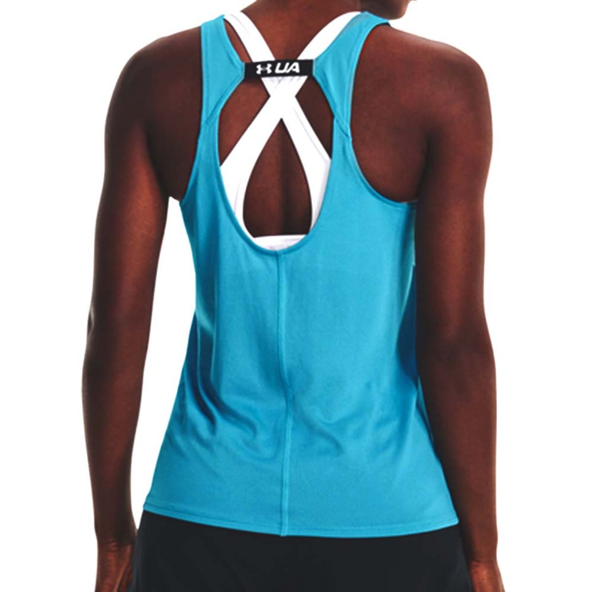 UNDER ARMOUR - Camiseta Esqueleto Under Armour Fly-By Mujer-Azul