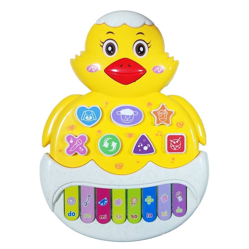 GENERICO - Piano Organeta Pollito Animales Musical Bebes Niño +bateria