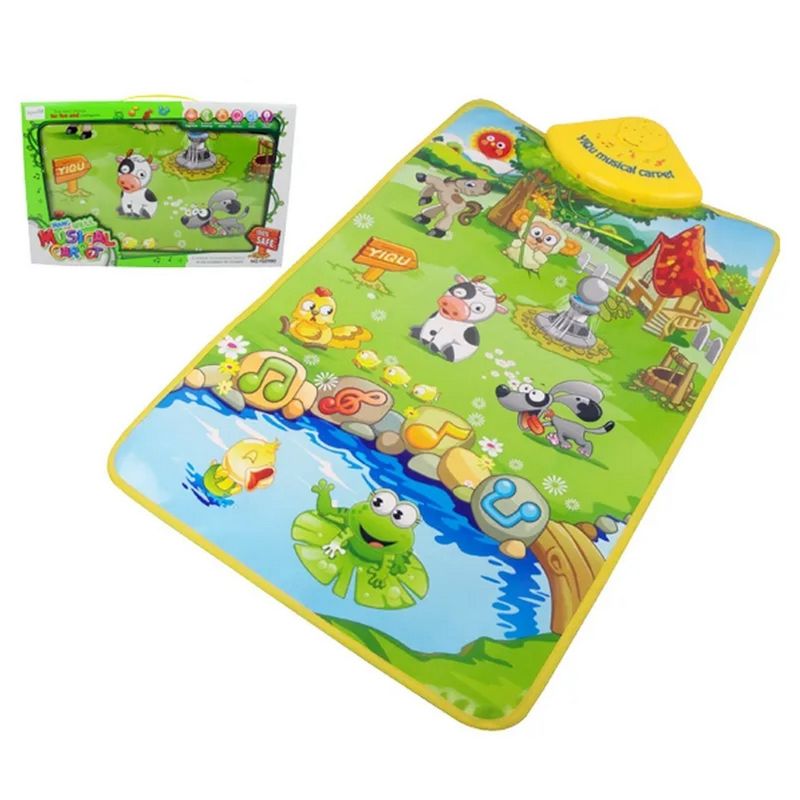 GENERICO - Tapete Alfombra Musical Animales Infantil Granja + Baterias