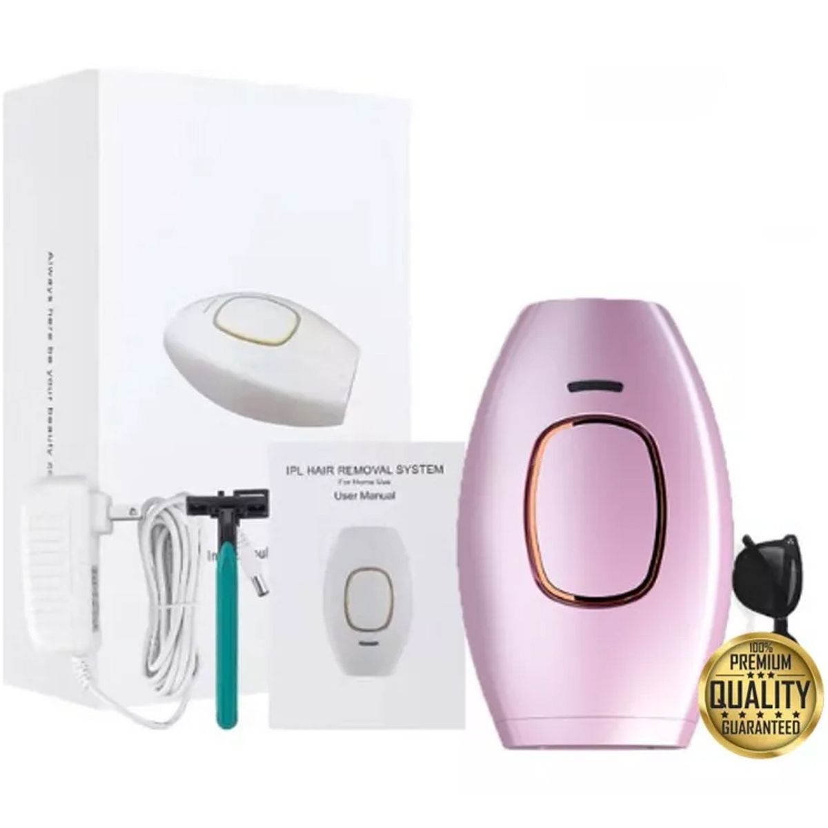 GENERICO - Depiladora Laser Profesional IPL 110V Removedor Permanente Rosa