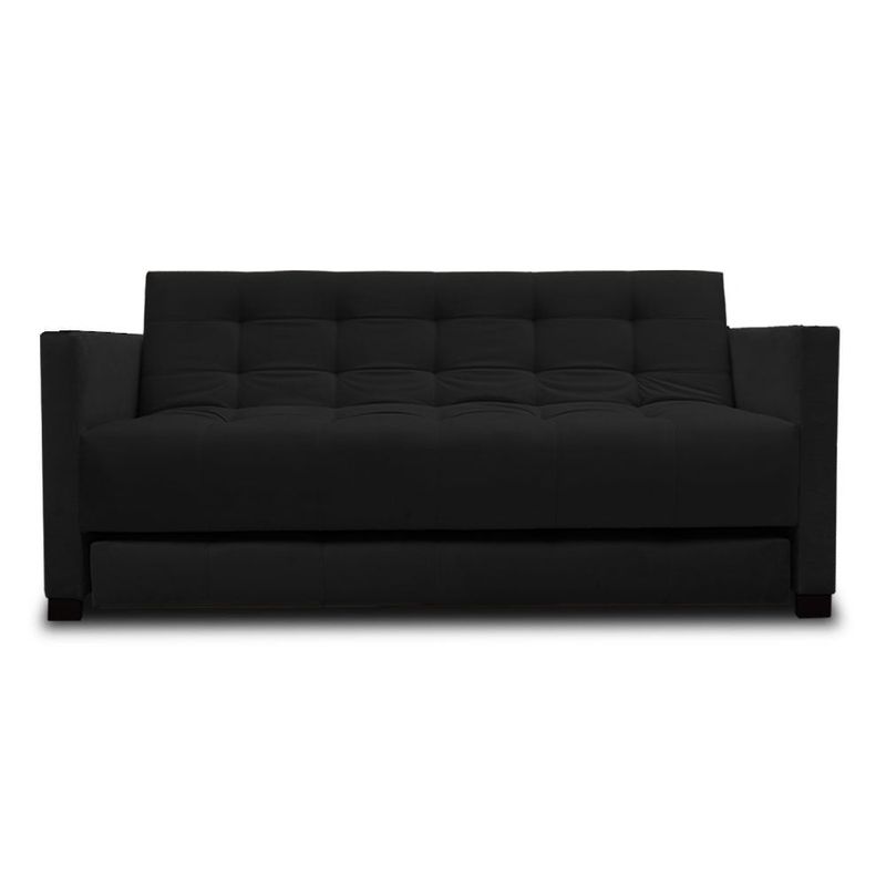 MAGIC CLASS - SOFÁ CAMA NIDO MODERNO BARCELONA MICROFIBRA NEGRO
