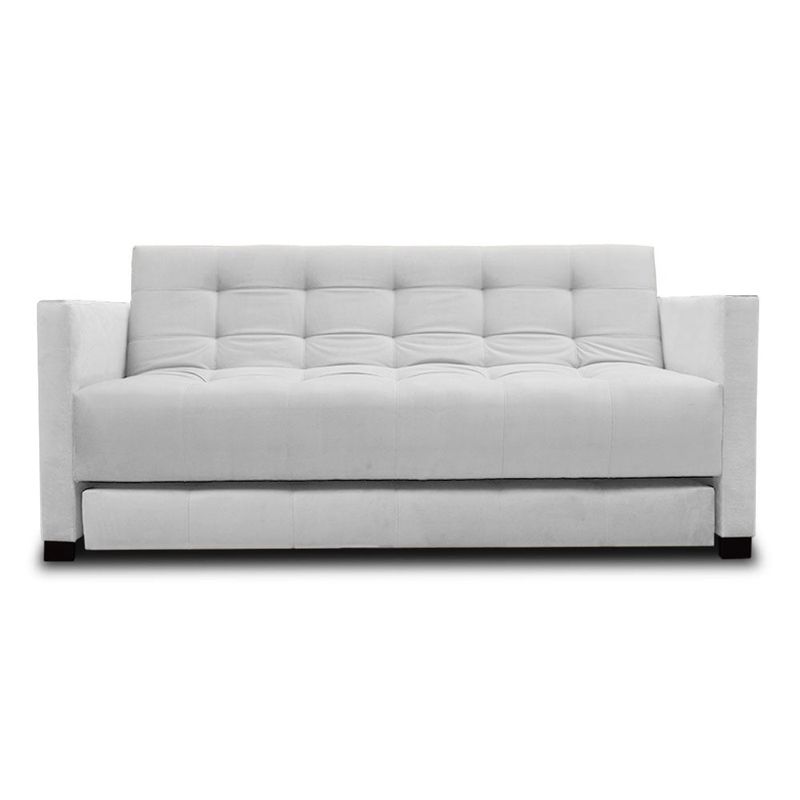 MAGIC CLASS - SOFÁ CAMA NIDO MODERNO BARCELONA MICROFIBRA BLANCO