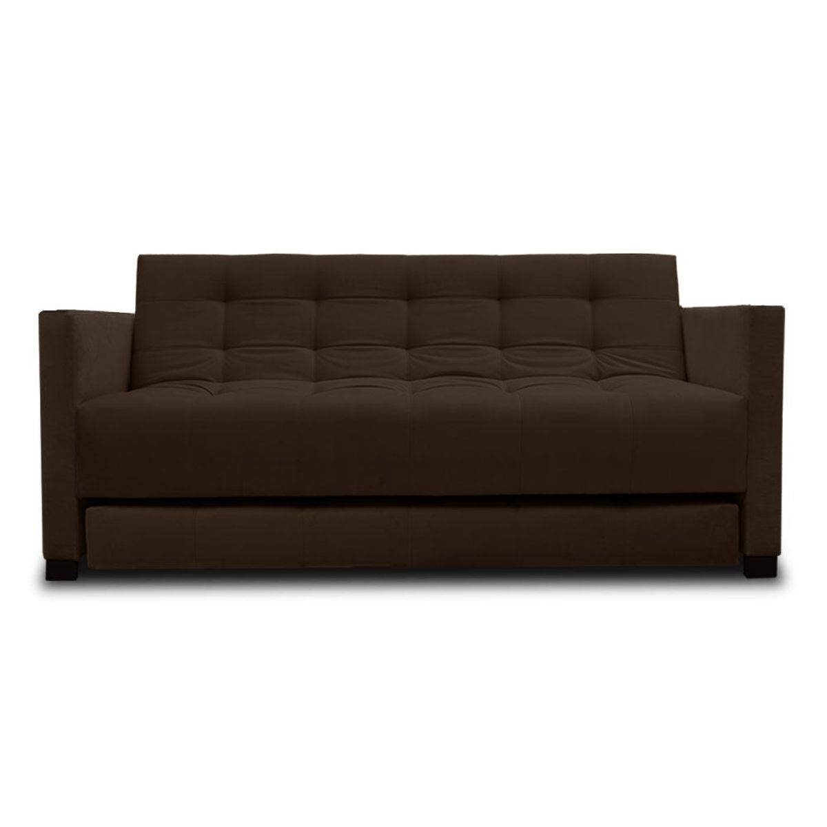 MAGIC CLASS - SOFÁ CAMA NIDO MODERNO BARCELONA MICROFIBRA CAFÉ