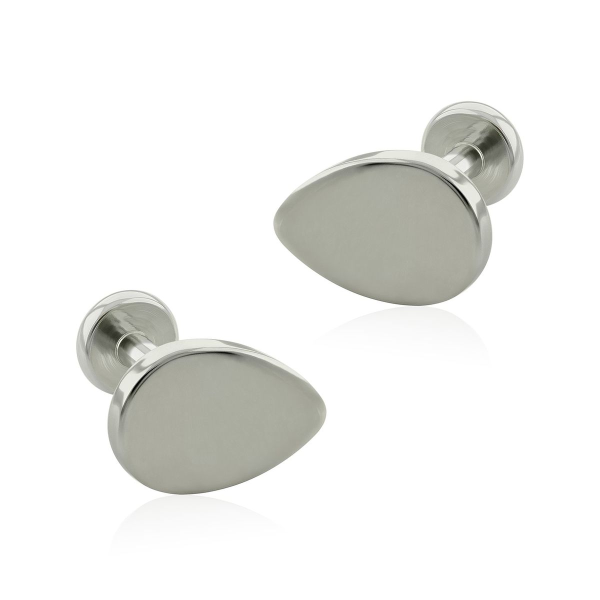 AGHA JEWELRY - Titanio Aretes piercing Gota Plana para lóbulo
