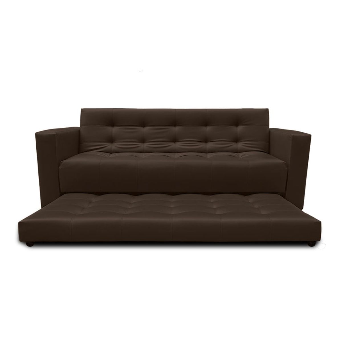 MAGIC CLASS - SOFÁ CAMA NIDO MULTIFUNCIONAL ECOCUERO CAFÉ