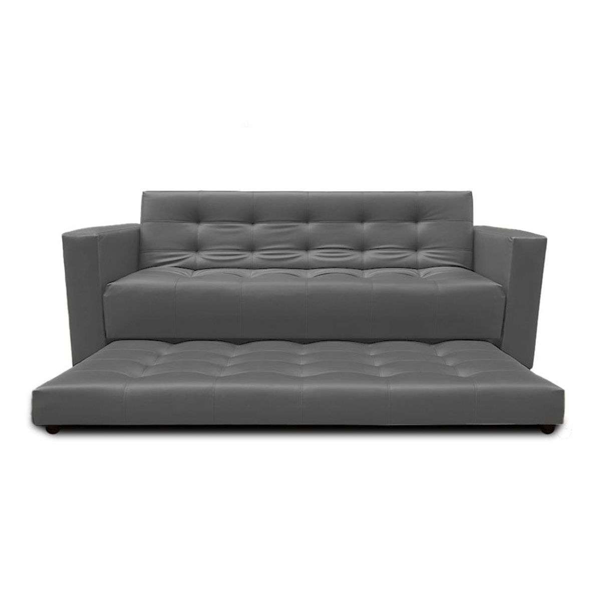 MAGIC CLASS - SOFÁ CAMA NIDO MULTIFUNCIONAL ECOCUERO GRIS