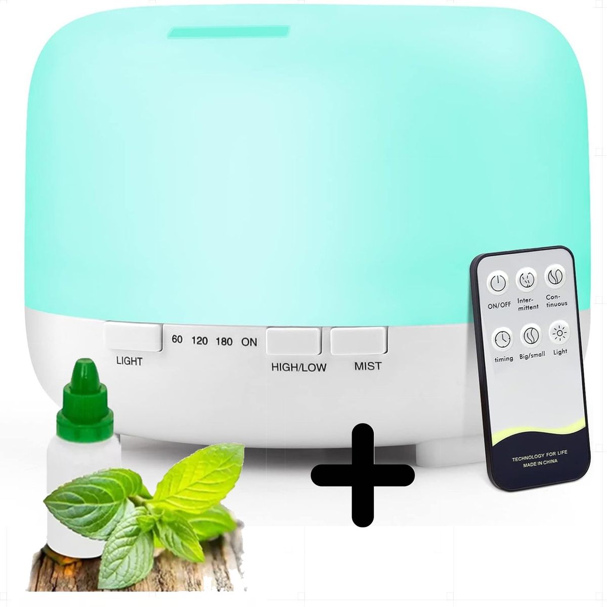 ONE PIXEL - Difusor De Aroma Led Humidificador Masmelo 300ml + Esencia