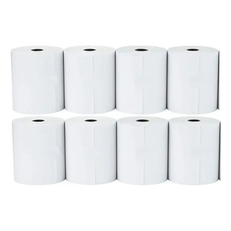 GENERICO - Rollos Papel Termico 58mm Impresoras Pos 30 Metros Pack X 8