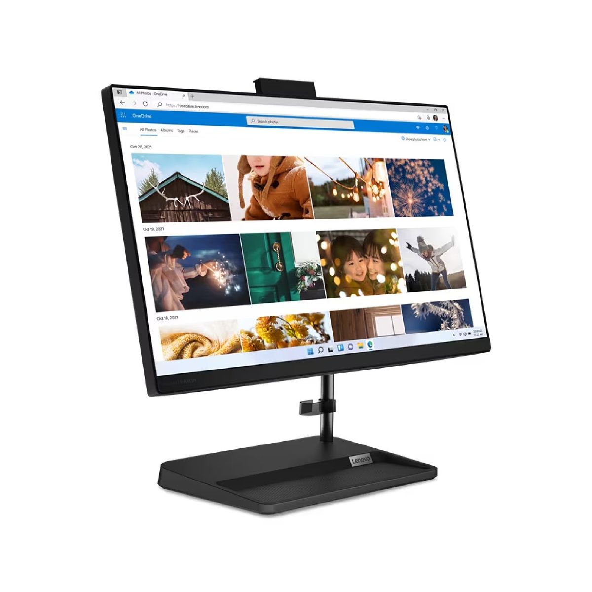 LENOVO - Computador Lenovo Core i5 1240P 16GB 256GB+1TB Táctil 22” FHD IPS Win 11 Home