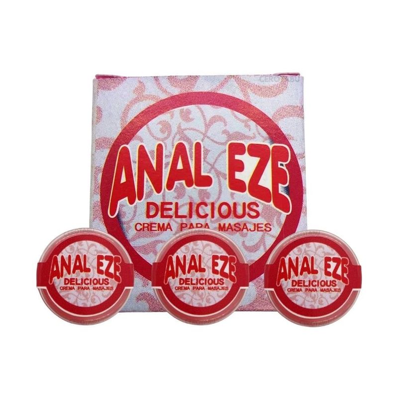 GENERICO - x3 Lubricante Anal Eze Delicious En Crema Sex Sin Dolor
