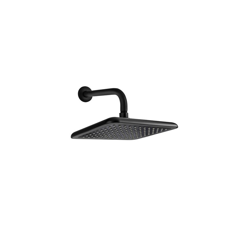 CORONA - Regadera Ultra Ahorradora con Brazo Greta Mateblack