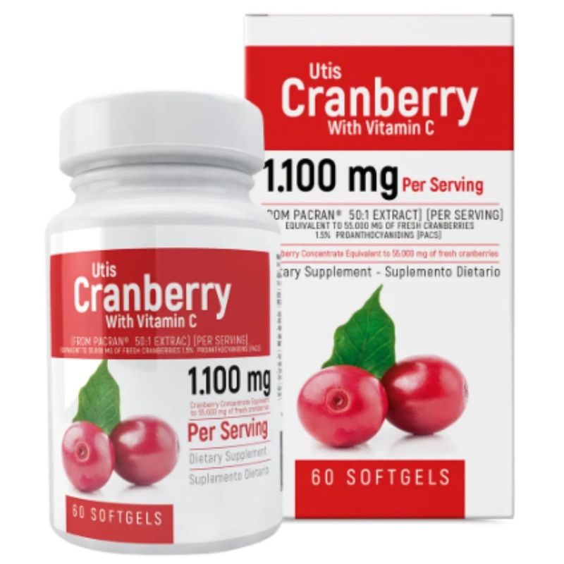 HEALTHY AMERICA - Utis Canberry con Vitamina C 60 Cáps - Healthy America