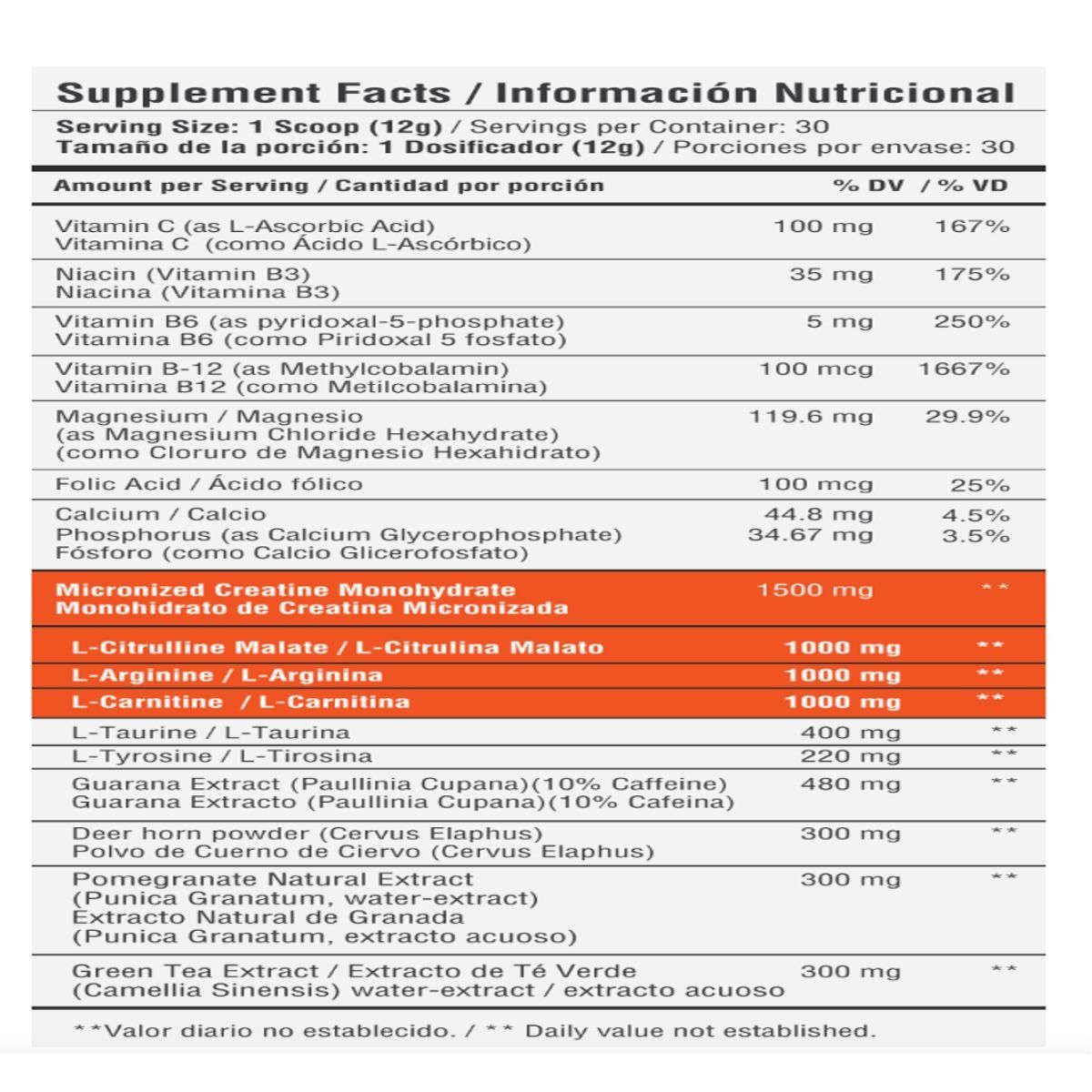 HEALTHY SPORTS - Nuclear 30 Servicios Pre-Entreno - Healthy Sports