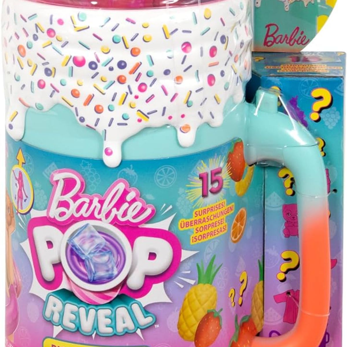 BARBIE - Barbie Pop Reveal Rise & Surprise Vaso Series Frutas