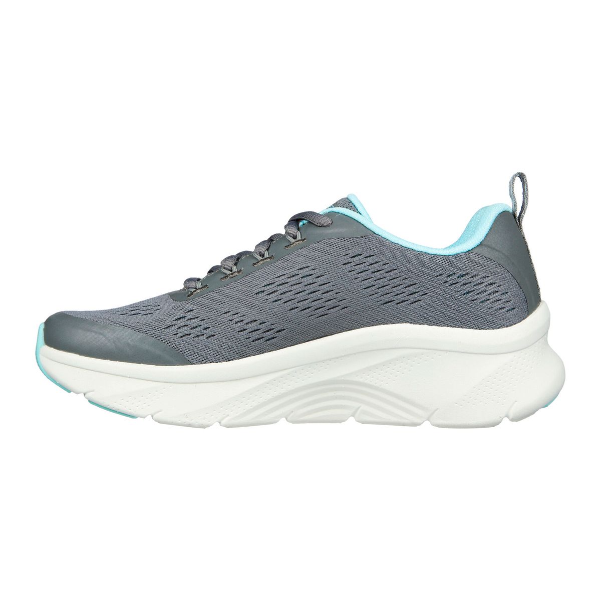 SKECHERS - TENIS SKECHERS GRIS PARA DAMA SK ARCH FIT D LUX COZY PATH GRAY