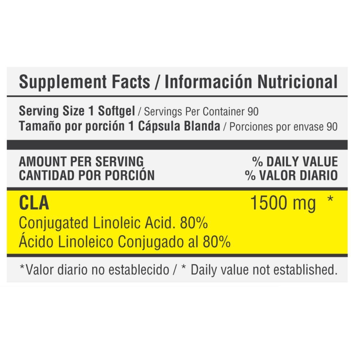 HEALTHY SPORTS - CLA 1500mg 90 Softgels - Healthy Sports
