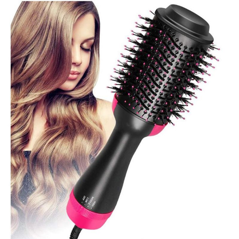 GENERICO - Cepillo Alisador Secador Voluminizador De Cabello