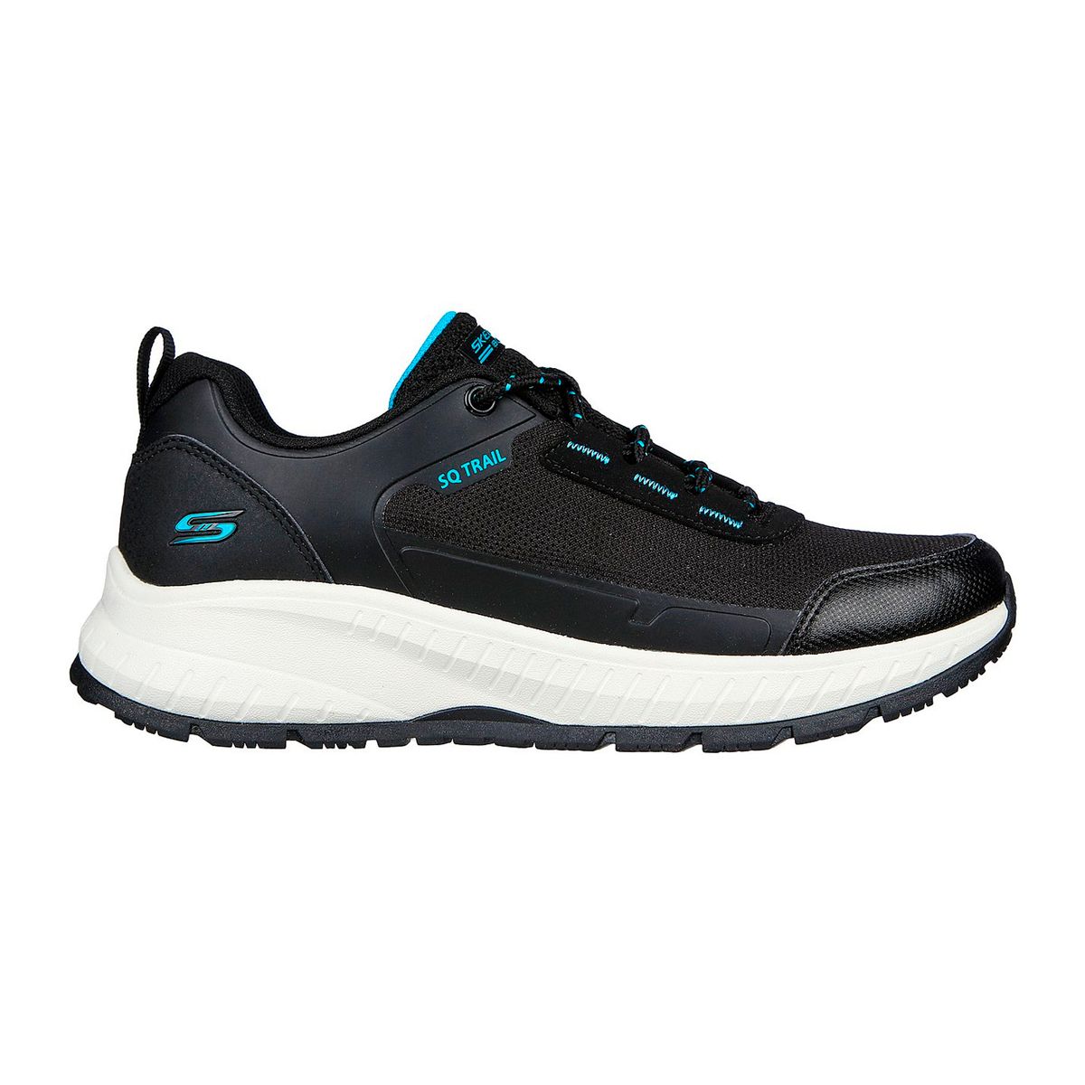 SKECHERS - TENIS SKECHERS NEGRO PARA DAMA SK BOBS SQUAD CHAOS TRAIL WAITUP BLACK