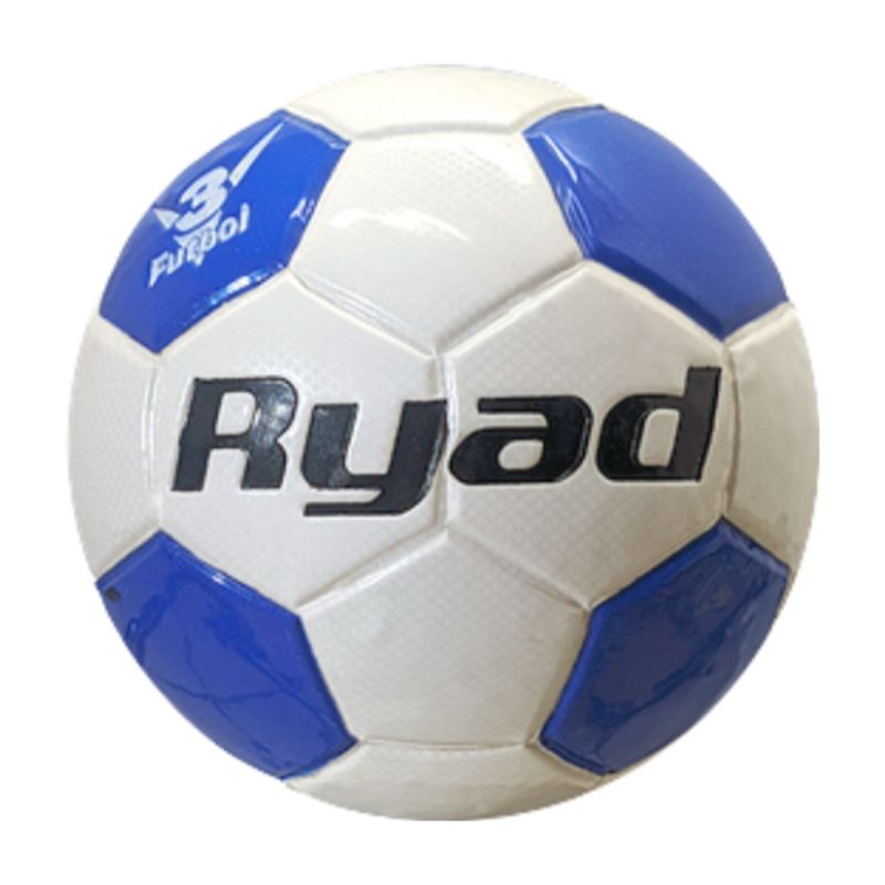 RYAD - BALON DE FUTBOL MARCA RYAD # 3 COLOR BLANCO X AZUL