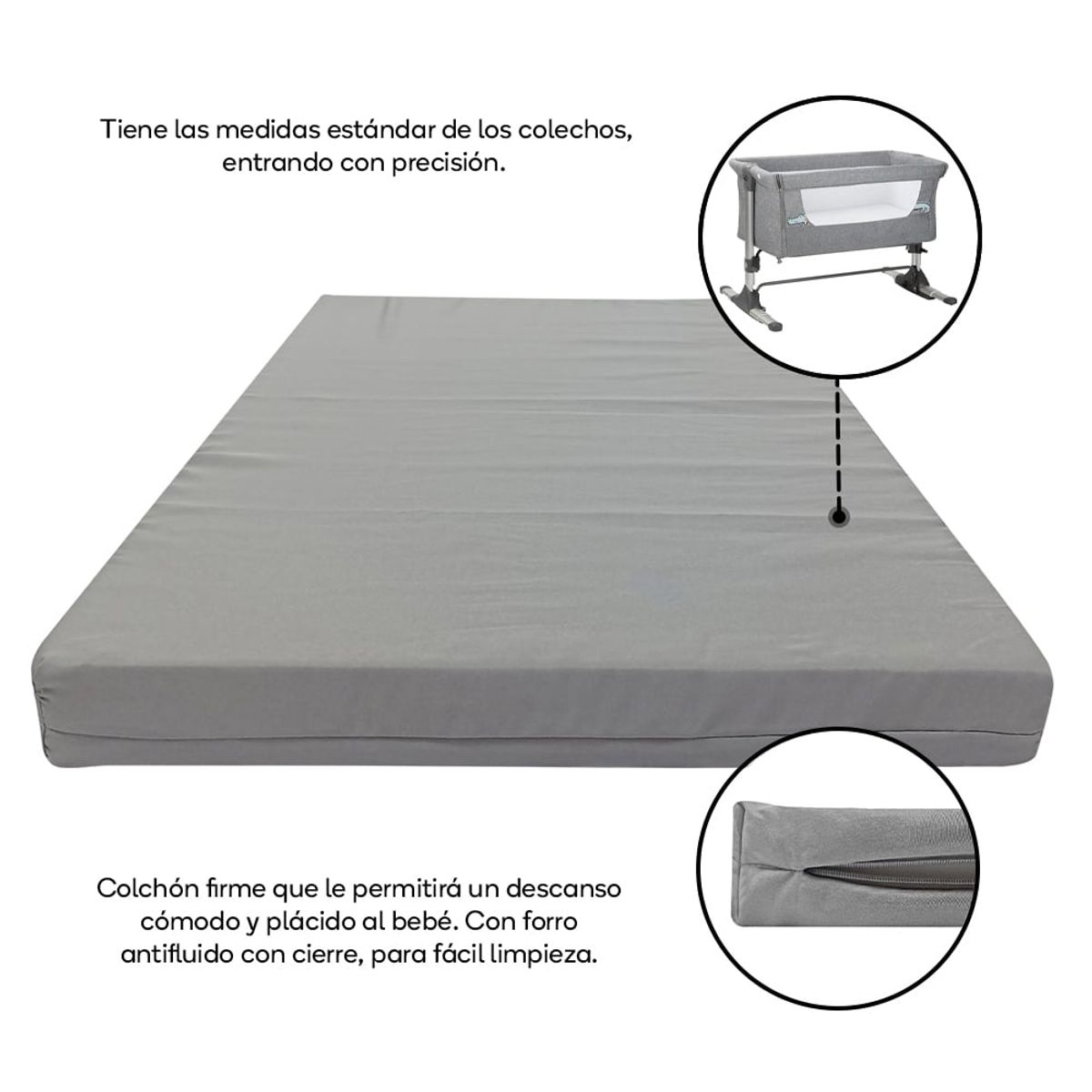TORAL - Colchón para cuna colecho Toral