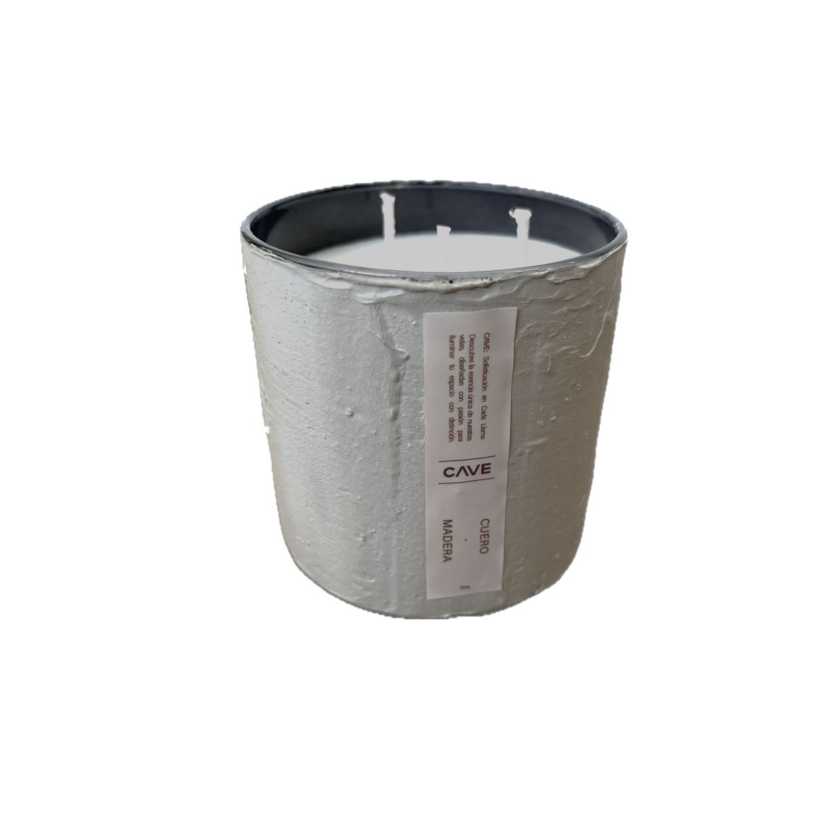 CAVE - VELA CAVE CUERO - MADERA  EDICION MICROCEMENTO