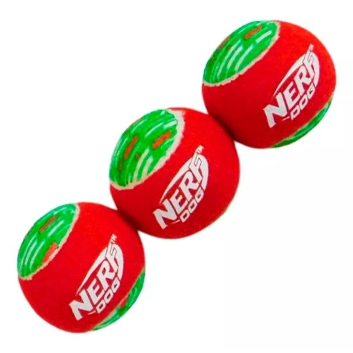 MAZUGI - Pelota Para Mascotas Juego Perrito Set X3 Juguetes Nerf Dog