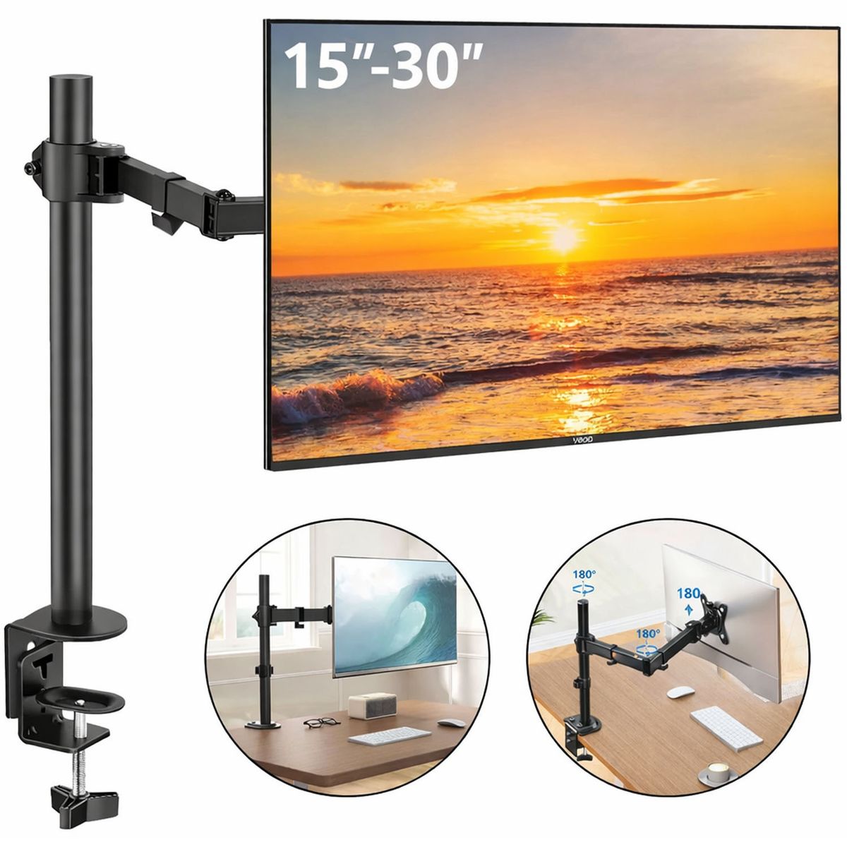 ONE PIXEL - Soporte Ergonomico De Escritorio Para Monitor 15 A 30 One Pixel