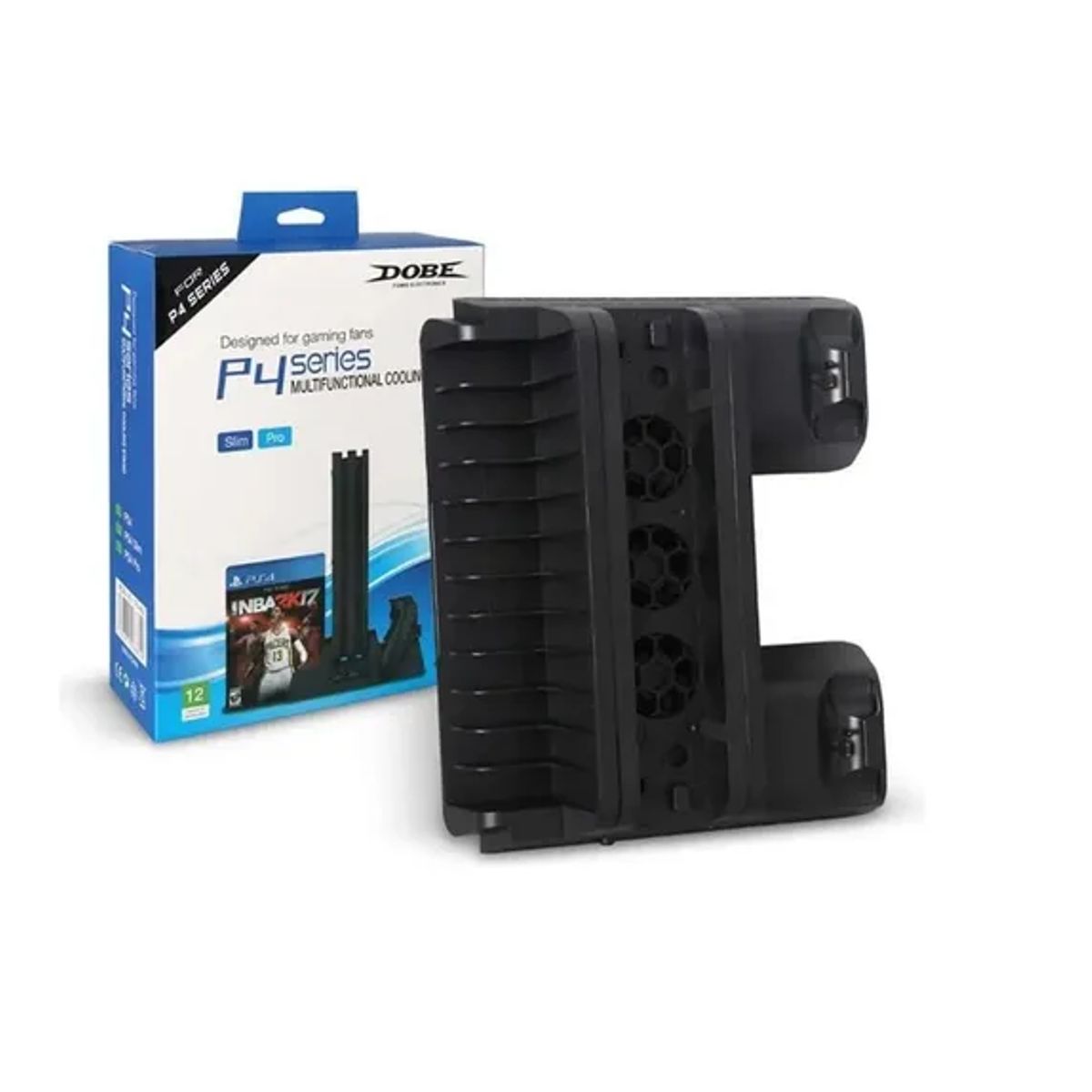 GENERICO - Base Vertical Refrigerante controles Ps4-ps4 Slim-ps4 Pro