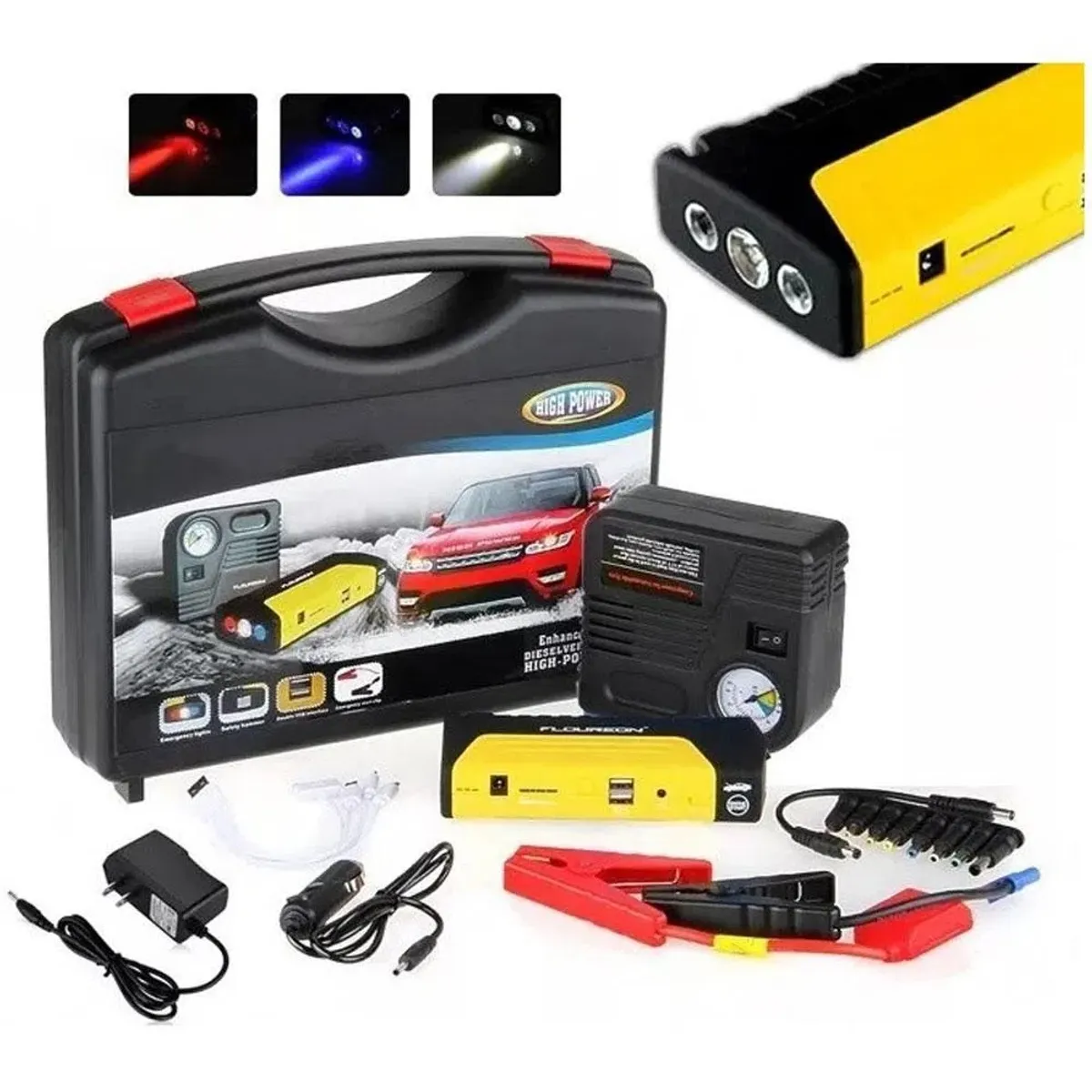 DEBATE - Iniciador De Batería Para Carro Cargador Celular Usb Minimax