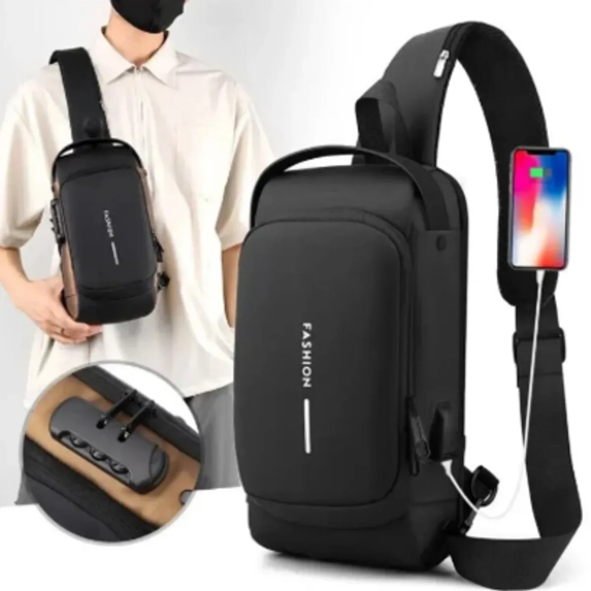 SHEBA - Bolso Manos Libres Maleta Carriel Clave