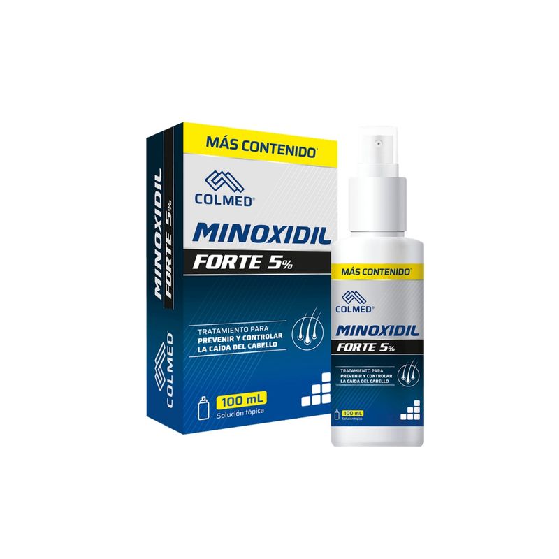 COLMED - Minoxidil Forte 5% Frasco X 100 Ml Solucion - Colmed
