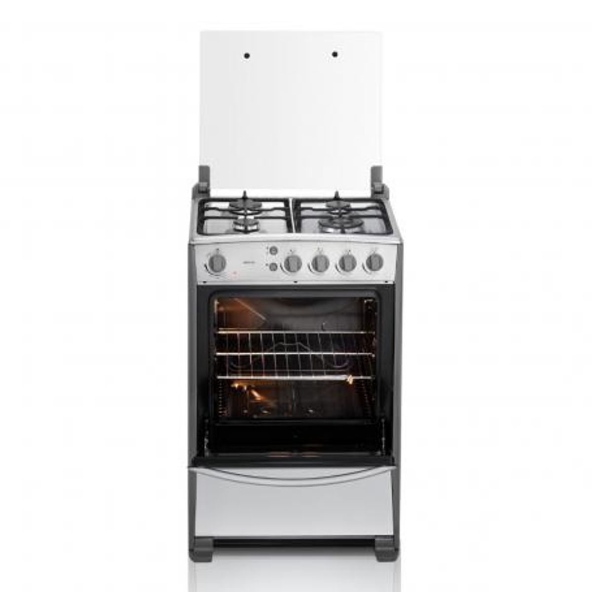 INDURAMA - Estufa  De Piso Indurama MERIDA con Horno Cromada 4 puestos