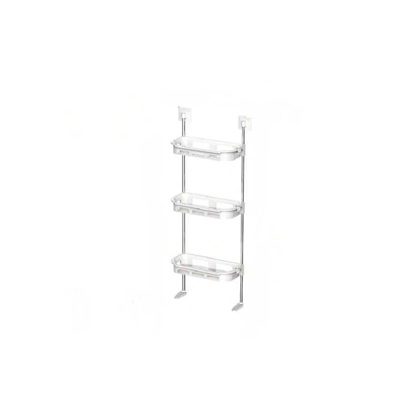 GENERICO - Organizador de baño 3 niveles soporte de pared multifuncional