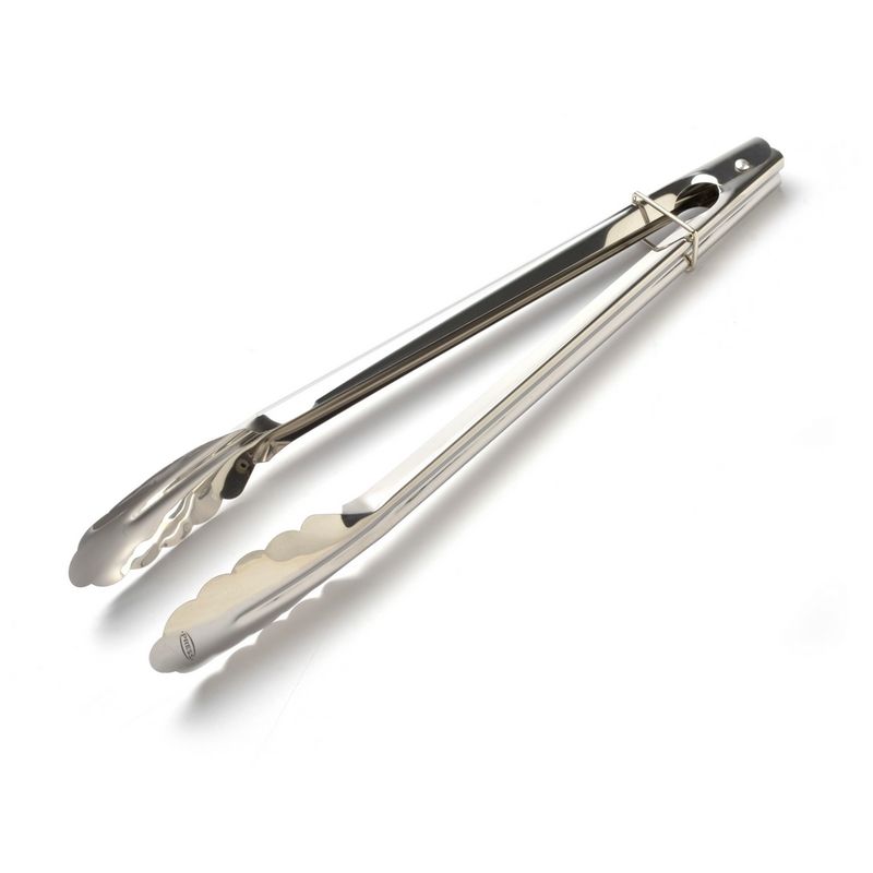 PRESS - Pinza de Cocina para Servir 30 cm Acero Inoxidable PRESS 76817 Plata