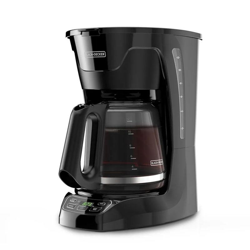 BLACK+DECKER - Cafetera Black+Decker de 12 Tazas con Sistema de programación CM1110B