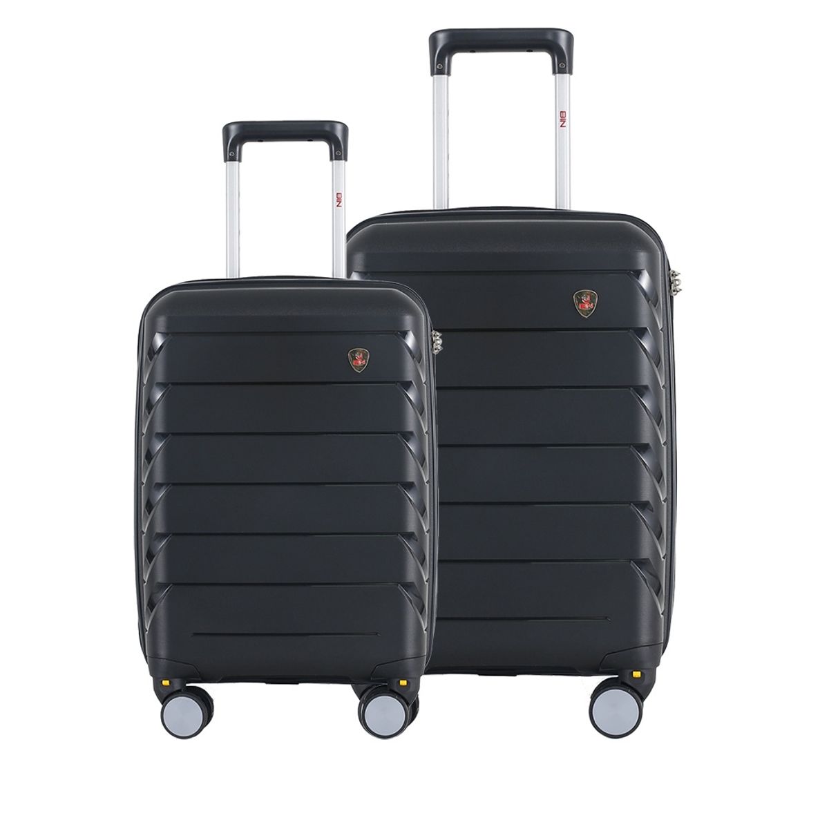 BIN COLOMBIA - Juego Set Maletas X2 20,28 Pulg Bin M014 Negro