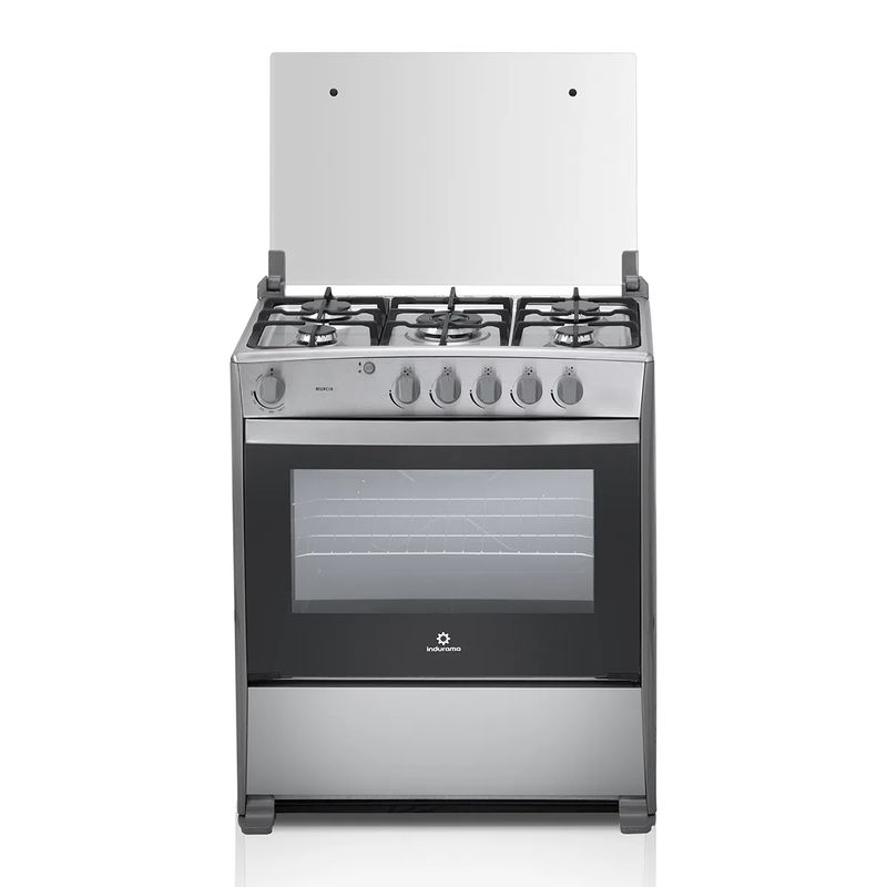 INDURAMA - Estufa De Piso Indurama MURCIA con Horno Cromada 5 puestos
